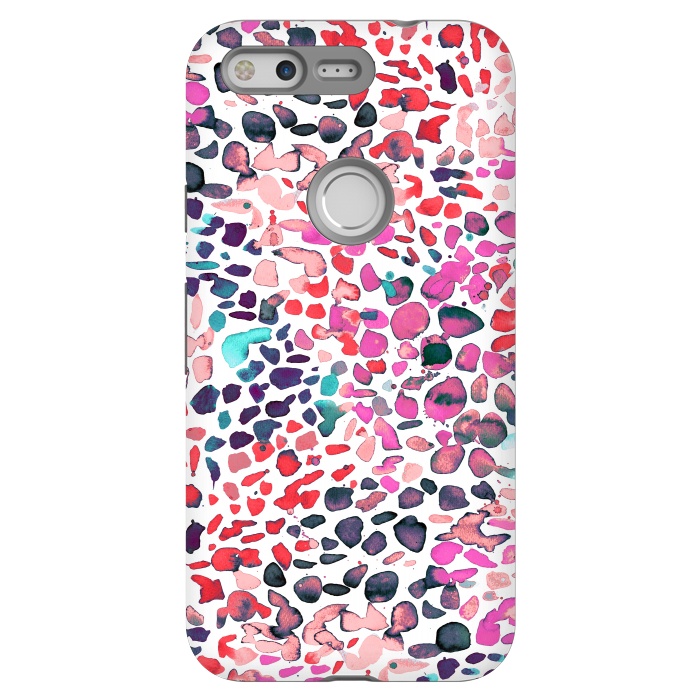 Pixel StrongFit Speckled Painting Pink by Ninola Design