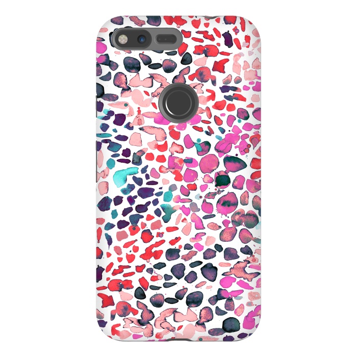 Pixel XL StrongFit Speckled Painting Pink by Ninola Design
