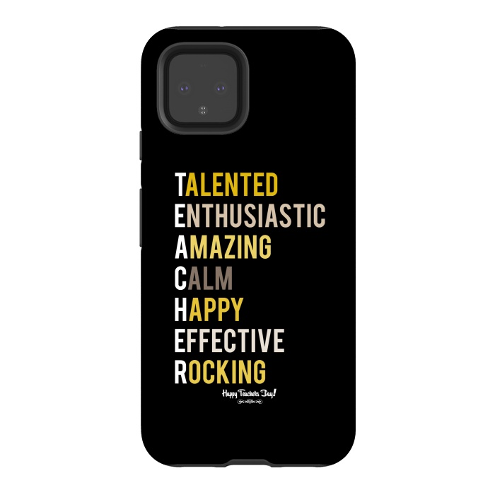 Pixel 4 StrongFit teacher quote by TMSarts
