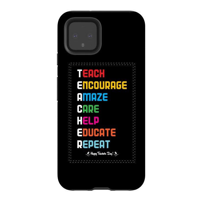 Pixel 4 StrongFit meaning of teacher by TMSarts