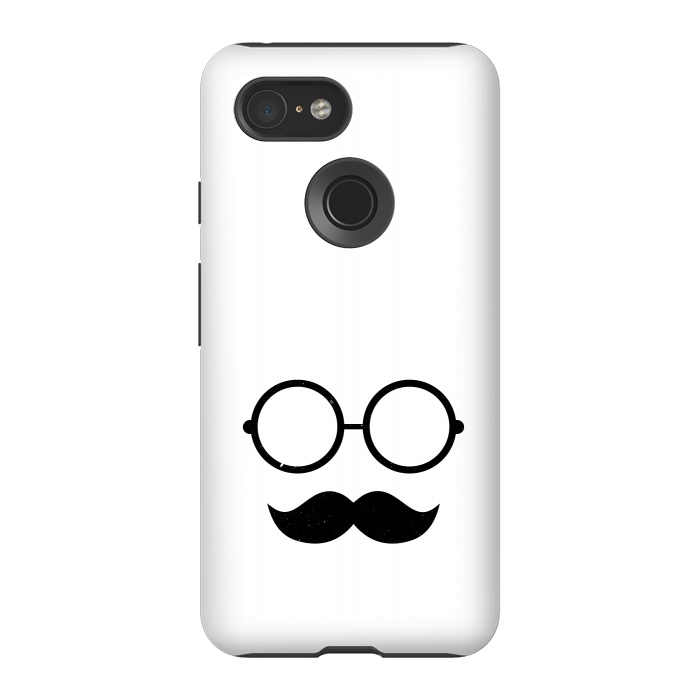 Pixel 3 StrongFit cool mustache by TMSarts