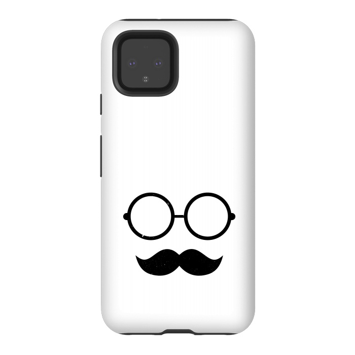 Pixel 4 StrongFit cool mustache by TMSarts