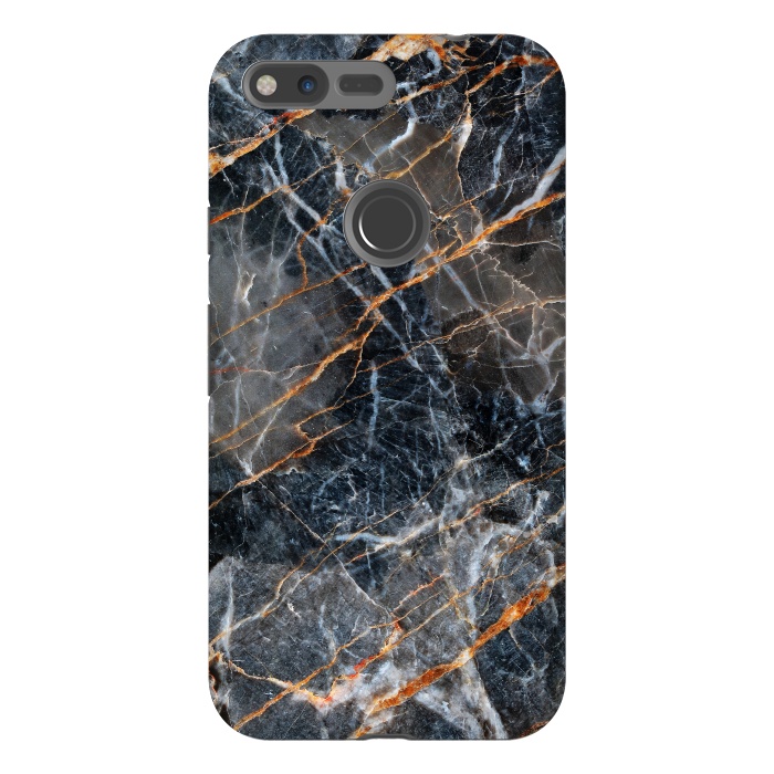 Pixel XL StrongFit Marble Gray Stone by ArtsCase
