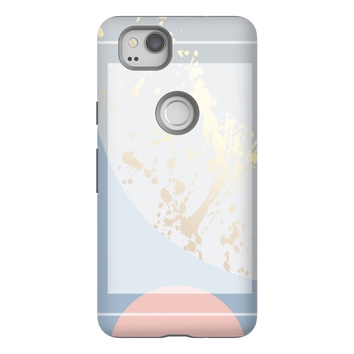 Pixel 2 StrongFit Pastel Colors In Marbling by ArtsCase