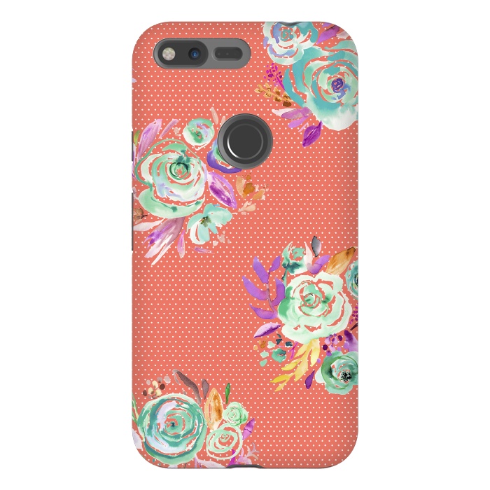 Pixel XL StrongFit Red Sweet Roses Bouquet by Ninola Design
