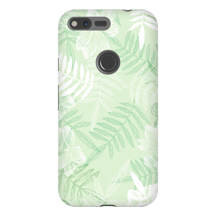 Pixel XL StrongFit tropical Green  by Rose Halsey