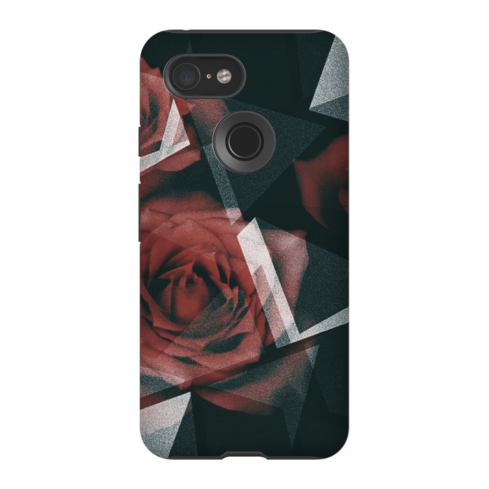 Pixel 3 StrongFit Red roses by Jms