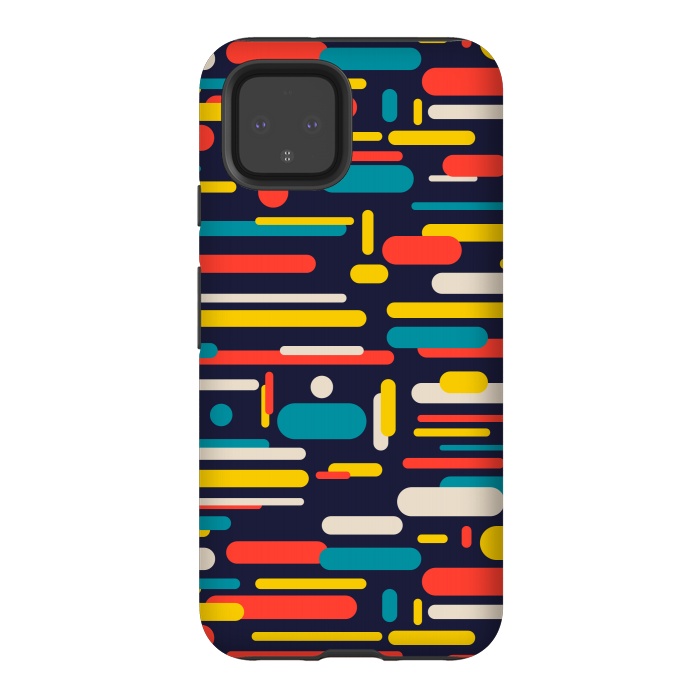 Pixel 4 StrongFit colorful rounded rectangle by TMSarts