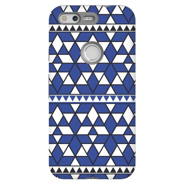Pixel StrongFit blue triangle by TMSarts