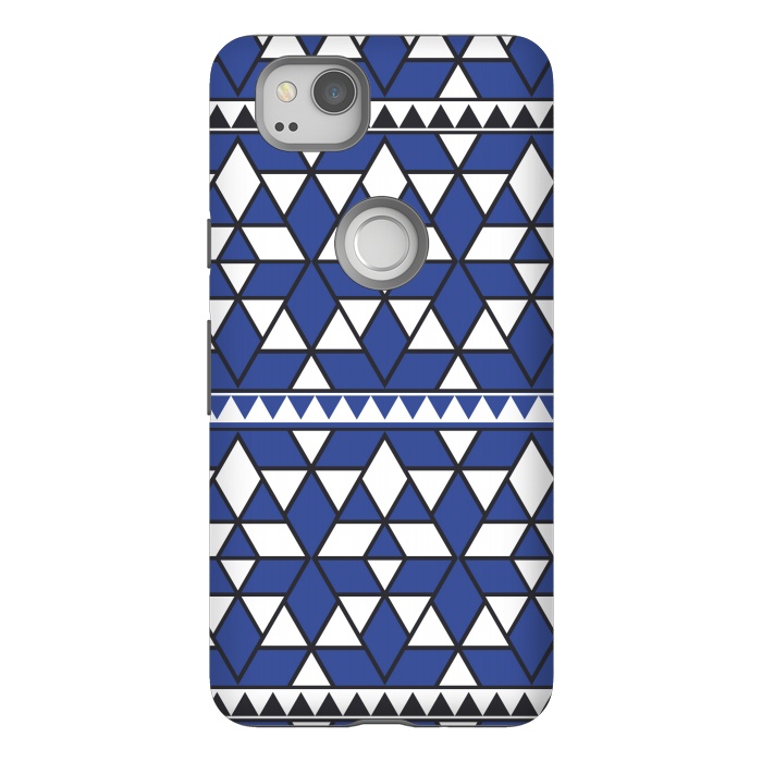 Pixel 2 StrongFit blue triangle by TMSarts
