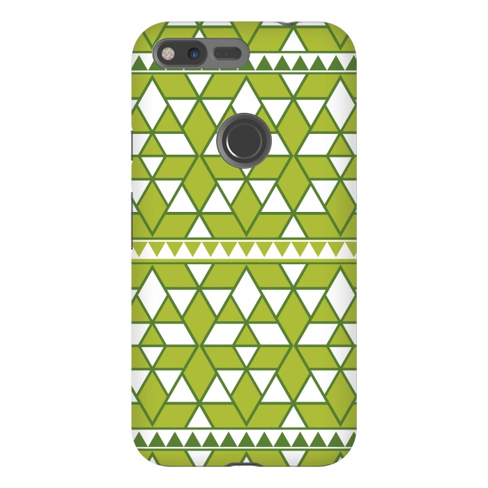 Pixel XL StrongFit green triangle by TMSarts