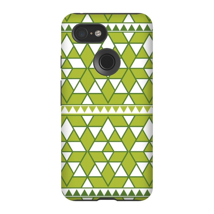 Pixel 3 StrongFit green triangle by TMSarts