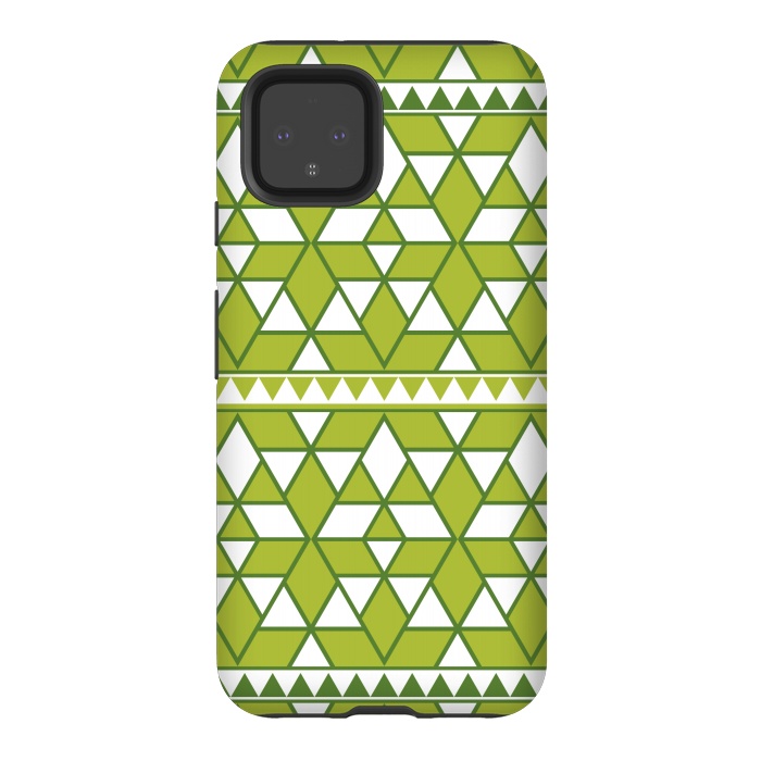 Pixel 4 StrongFit green triangle by TMSarts