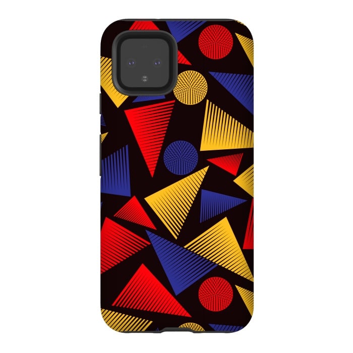 Pixel 4 StrongFit trendy triangle by TMSarts