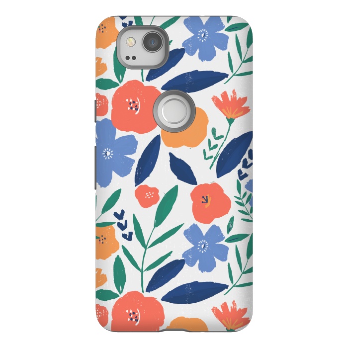 Pixel 2 StrongFit bold minimal flower pattern by lauradidthis