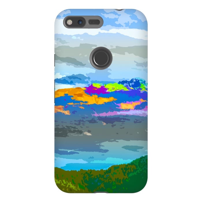 Pixel XL StrongFit Mountain Color by Creativeaxle