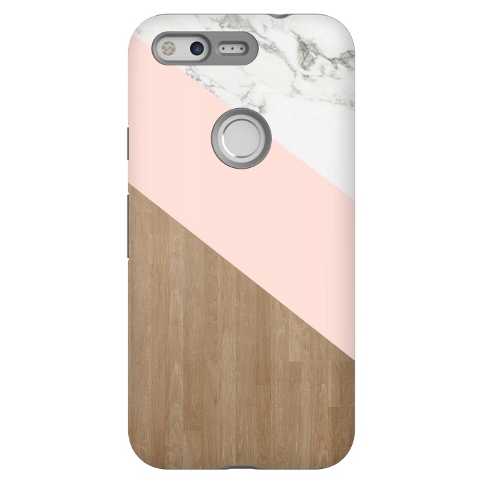 Pixel StrongFit Wood PinK Marble by ''CVogiatzi.