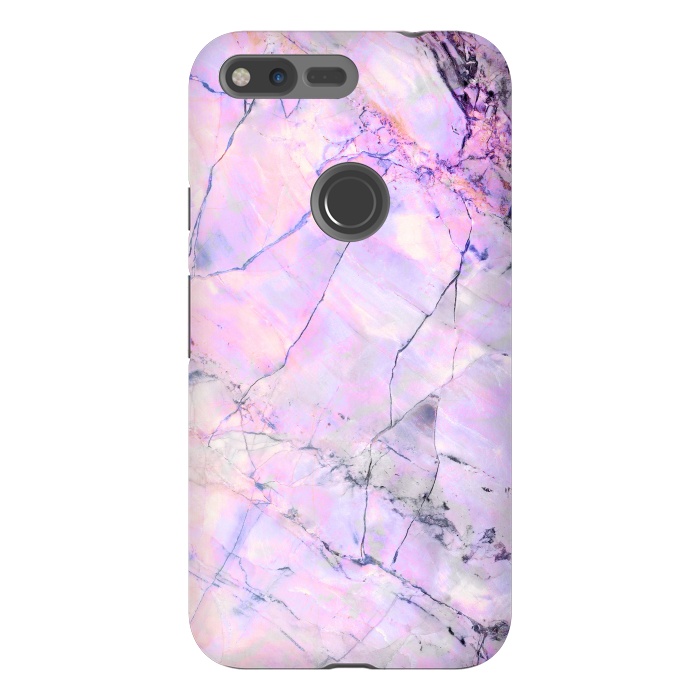 Pixel XL StrongFit Iridescent pastel marble by Oana 