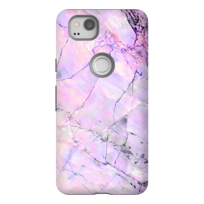Pixel 2 StrongFit Iridescent pastel marble by Oana 