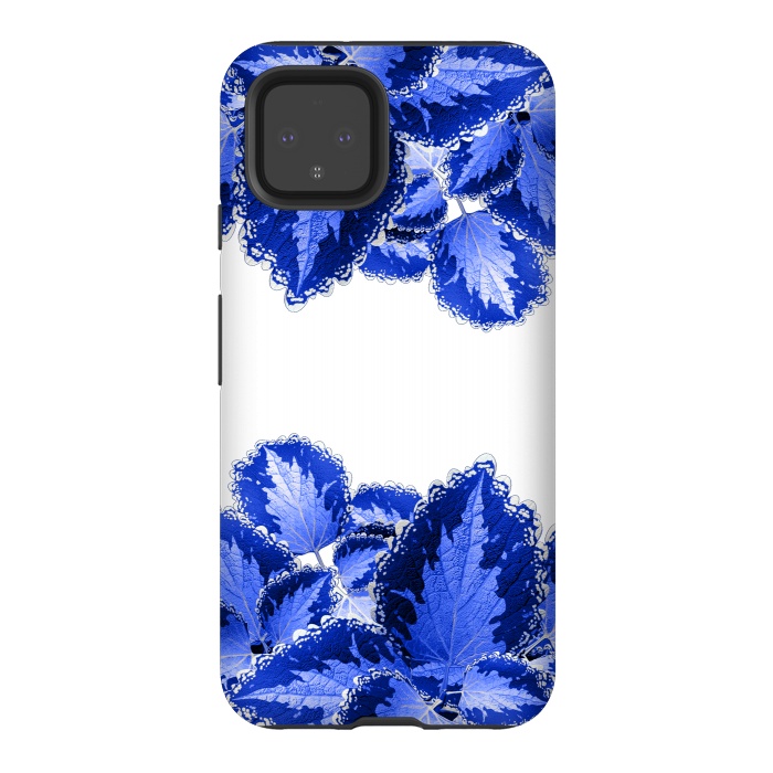 Pixel 4 StrongFit Blue Flowers by Ashley Camille
