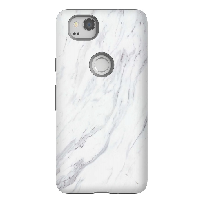 Pixel 2 StrongFit Pure-White-Marble by ''CVogiatzi.