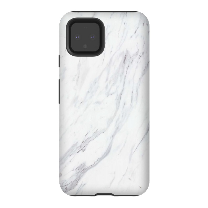 Pixel 4 StrongFit Pure-White-Marble by ''CVogiatzi.