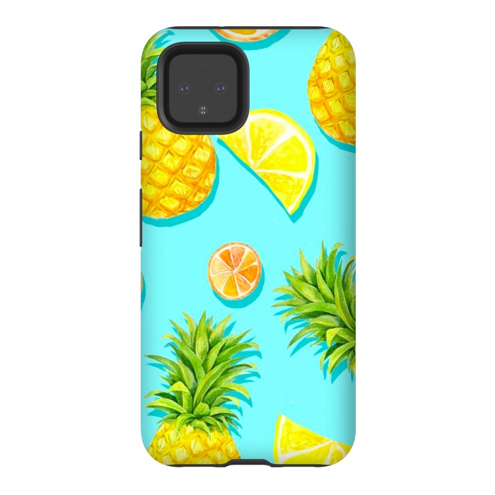 Pixel 4 StrongFit pineapple and grapefruit by haroulita