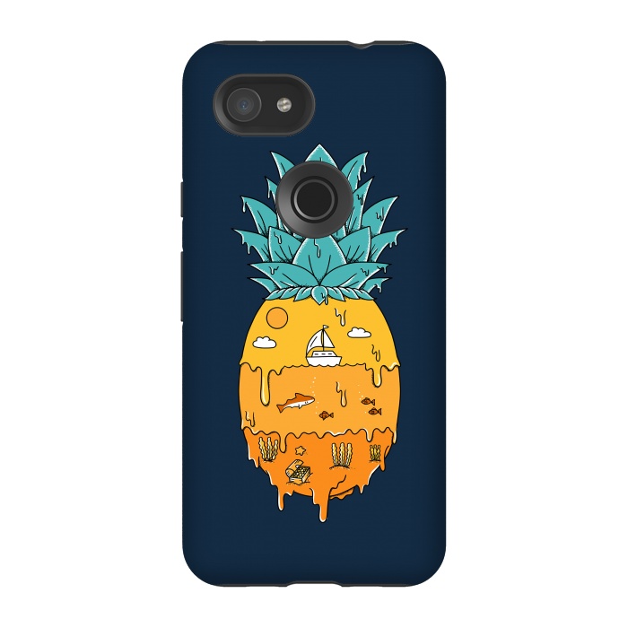 Pixel 3A StrongFit Pineapple Landscape by Coffee Man