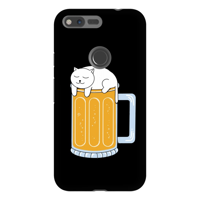 Pixel XL StrongFit Cat beer by Coffee Man