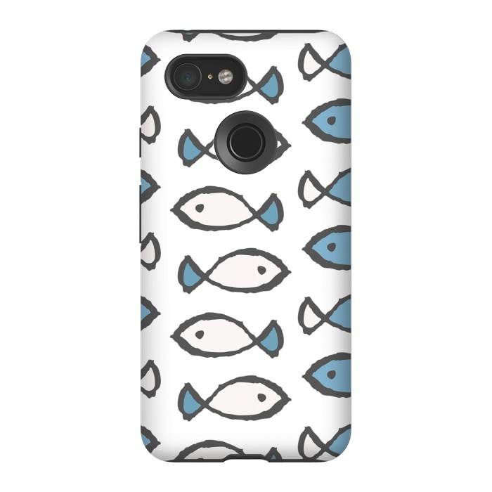 Pixel 3 StrongFit fish by haroulita