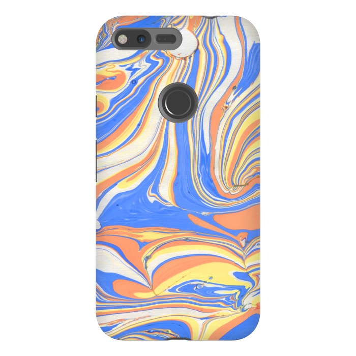 Pixel XL StrongFit funky marble by haroulita