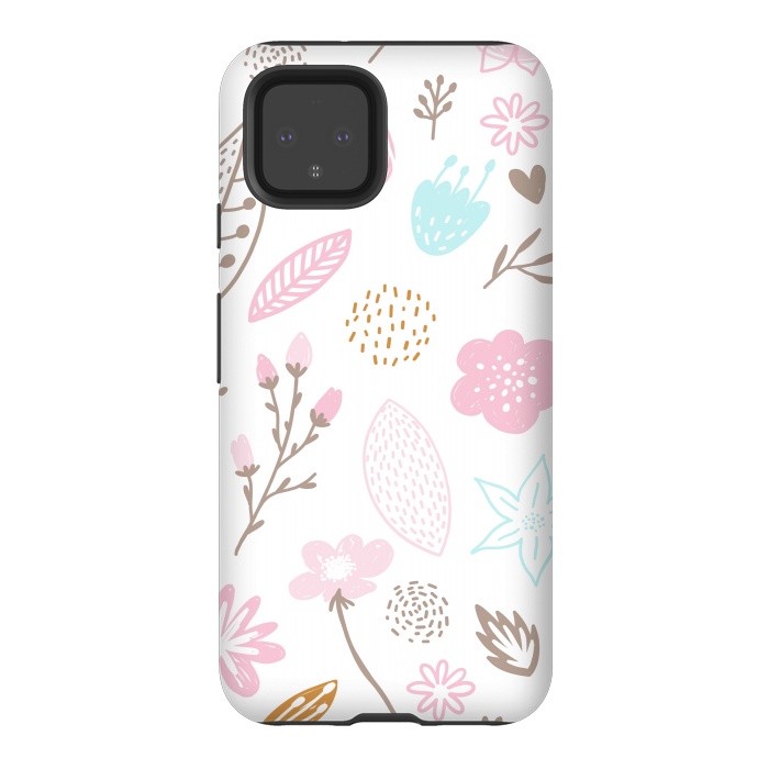 Pixel 4 StrongFit multi floral pattern x by haroulita