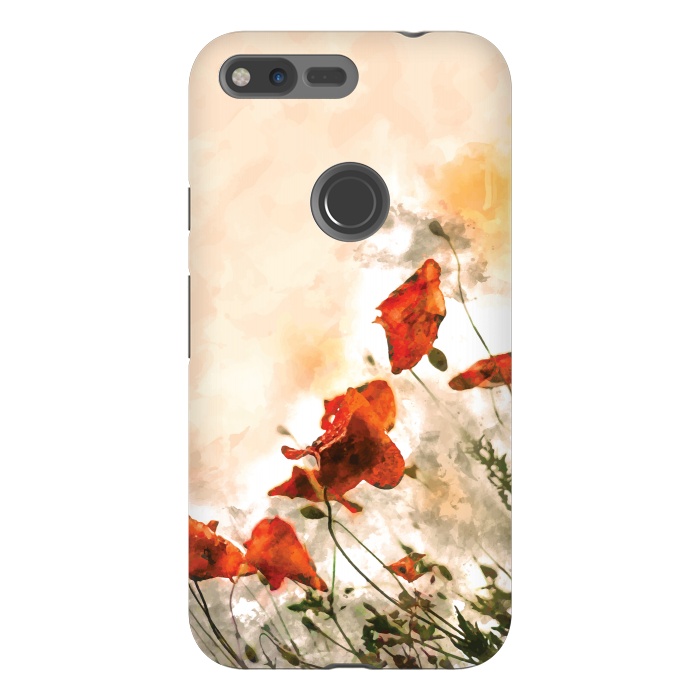 Pixel XL StrongFit Red Poppy II by Creativeaxle