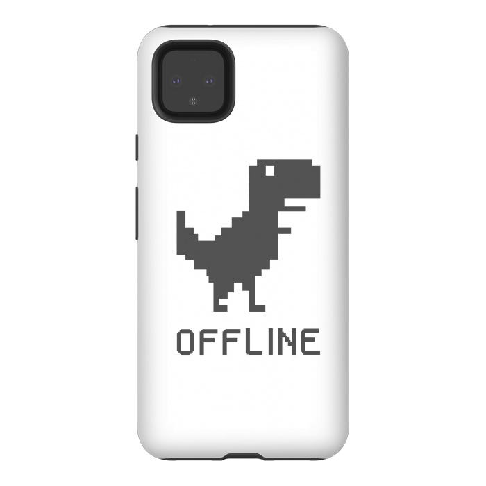 Pixel 4XL StrongFit Off Line by Coffee Man