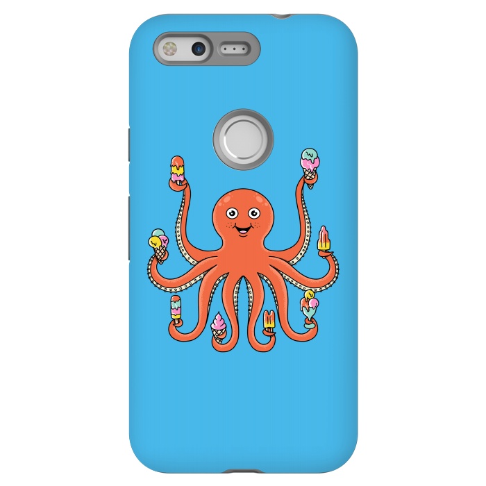 Pixel StrongFit Octopus Ice Creams by Coffee Man