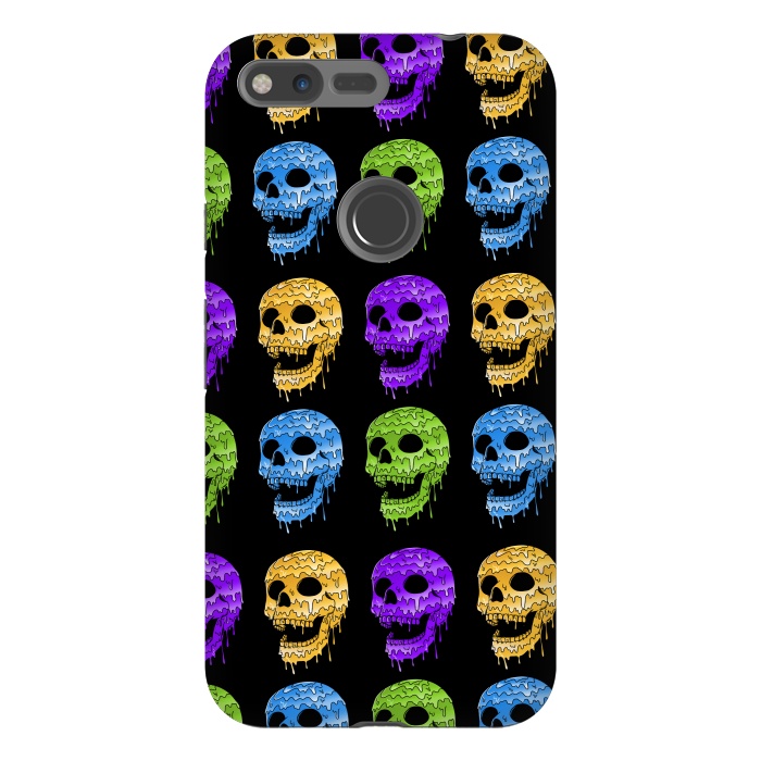 Pixel XL StrongFit Skulls Colors by Coffee Man