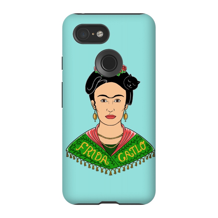 Pixel 3 StrongFit Frida Catlo by Coffee Man