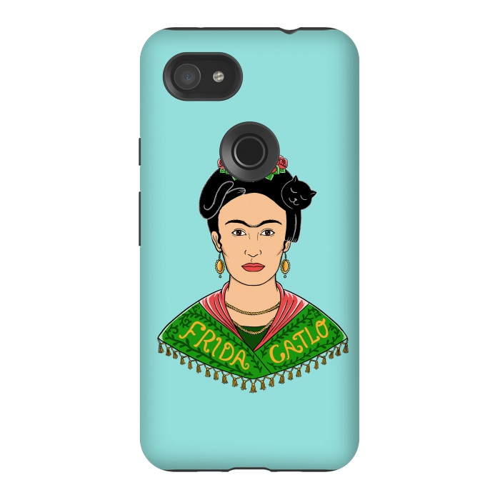 Pixel 3AXL StrongFit Frida Catlo by Coffee Man