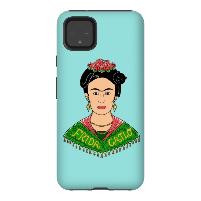 Pixel 4XL StrongFit Frida Catlo by Coffee Man