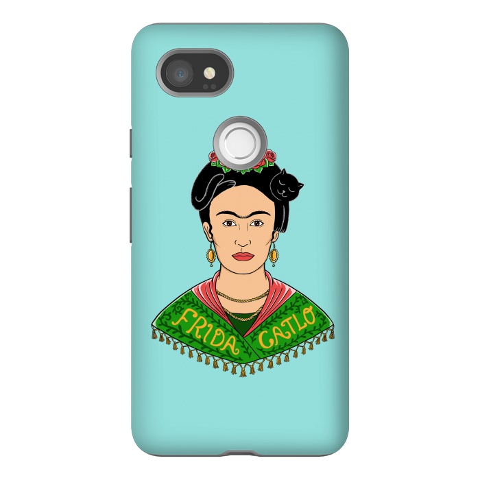 Pixel 2XL StrongFit Frida Catlo by Coffee Man