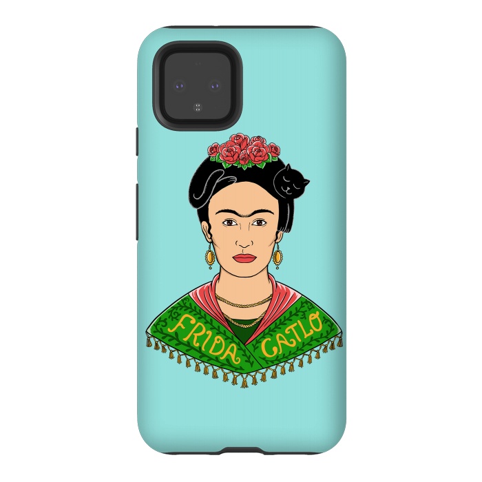 Pixel 4 StrongFit Frida Catlo by Coffee Man