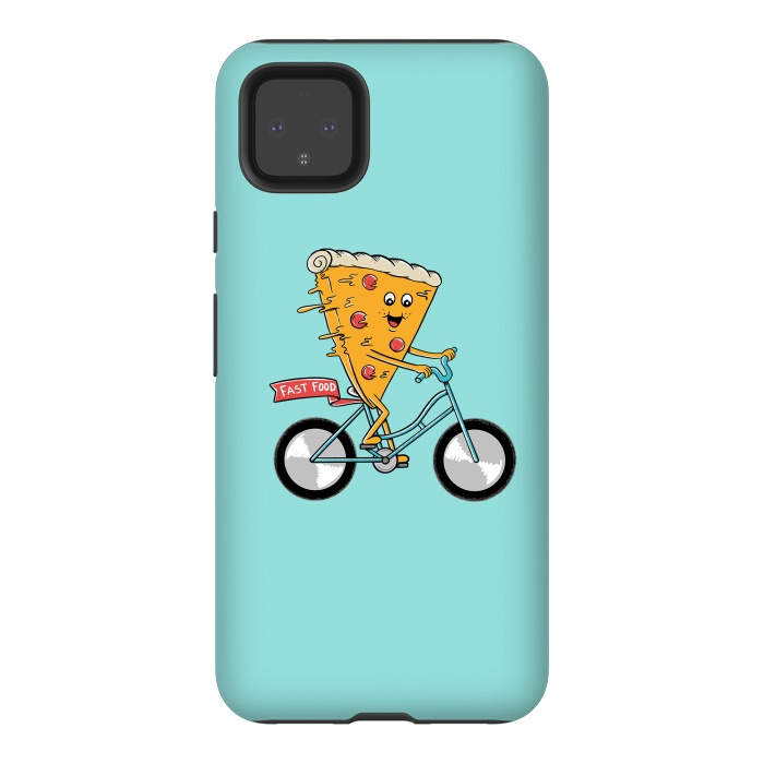 Pixel 4XL StrongFit Pizza Fast Food by Coffee Man