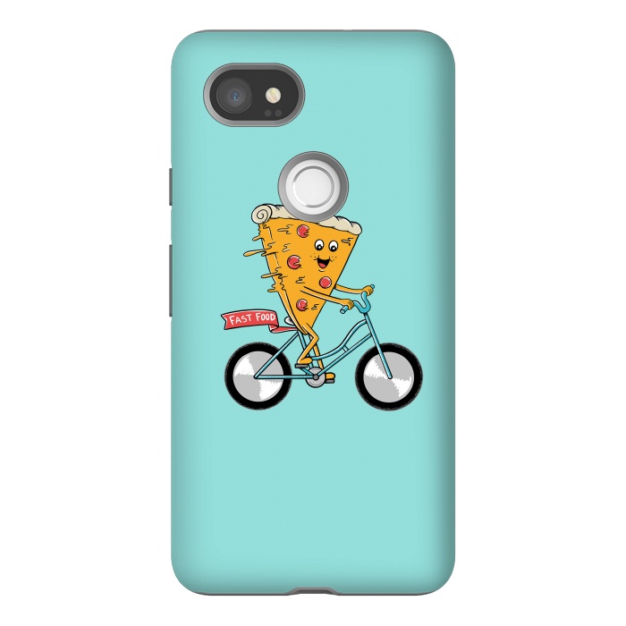 Pixel 2XL StrongFit Pizza Fast Food by Coffee Man