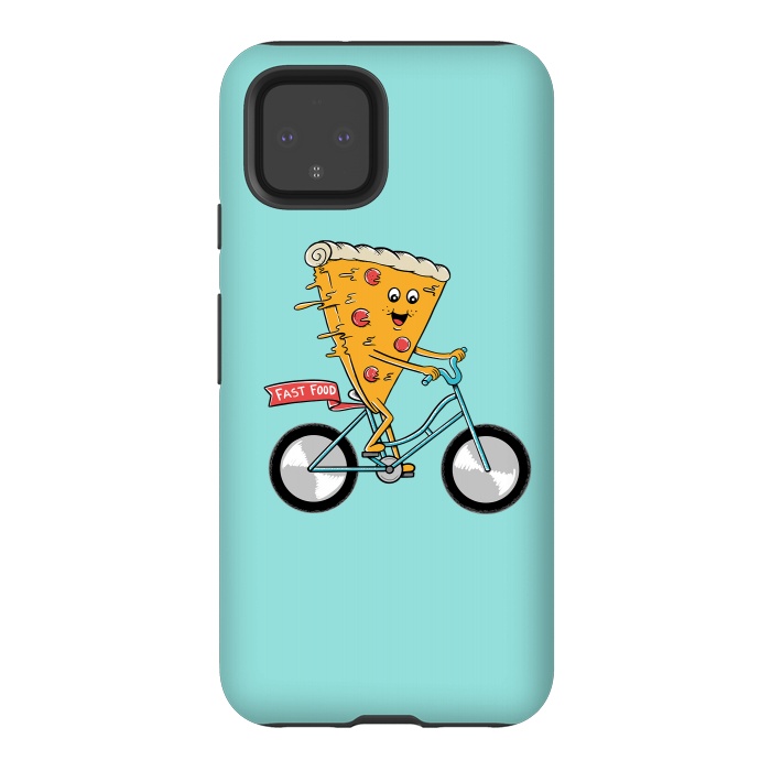 Pixel 4 StrongFit Pizza Fast Food by Coffee Man