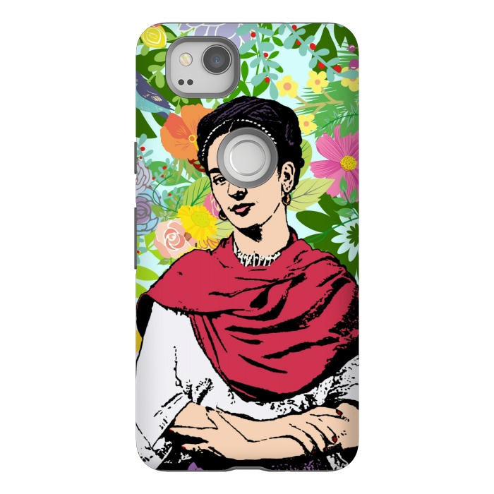 Pixel 2 StrongFit Frida kahlo by Jms