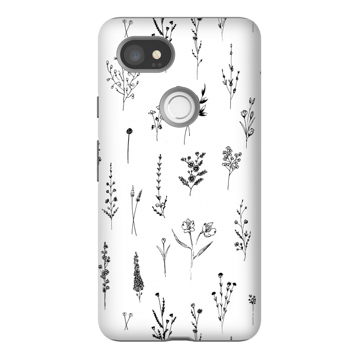 Pixel 2XL StrongFit Wildflowers by Anis Illustration