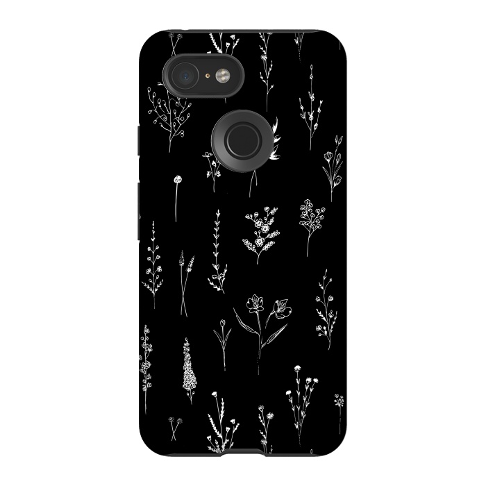 Pixel 3 StrongFit Wildflowers Pattern by Anis Illustration