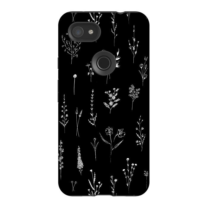 Pixel 3AXL StrongFit Wildflowers Pattern by Anis Illustration