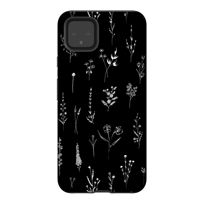 Pixel 4XL StrongFit Wildflowers Pattern by Anis Illustration