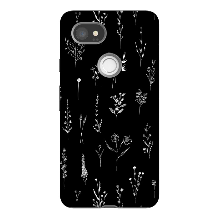 Pixel 2XL StrongFit Wildflowers Pattern by Anis Illustration